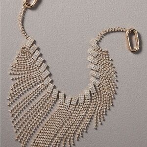 Anthropologie Crystal Fringe‎ Bag Charm